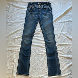Hudson Jeans, size 25 , faded blue, baby bootcut.